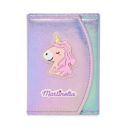 Martinelia Little Unicorn Travel Wallet Hologram Makeup Kit by Beauty Care Bag