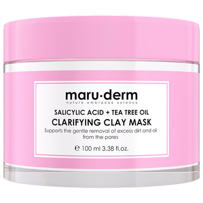 Maruderm Salicylic Acid Clay Face Mask with Tea Tree Oil - 3.38 fl oz, Vegan SkincareFace MaskTorqelo.com