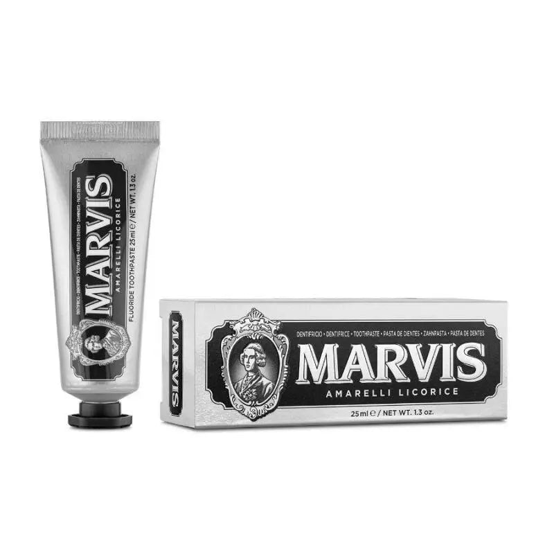Marvis Amarelli Licorice Toothpaste for Fresh Breath 25ml by Beauty Care Bag