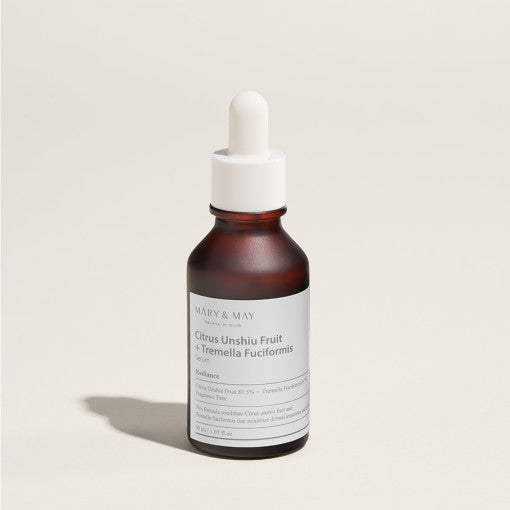 [MARY & MAY] Citrus Unshiu+Tremella Fuciformis Serum 30ml by Seoulia