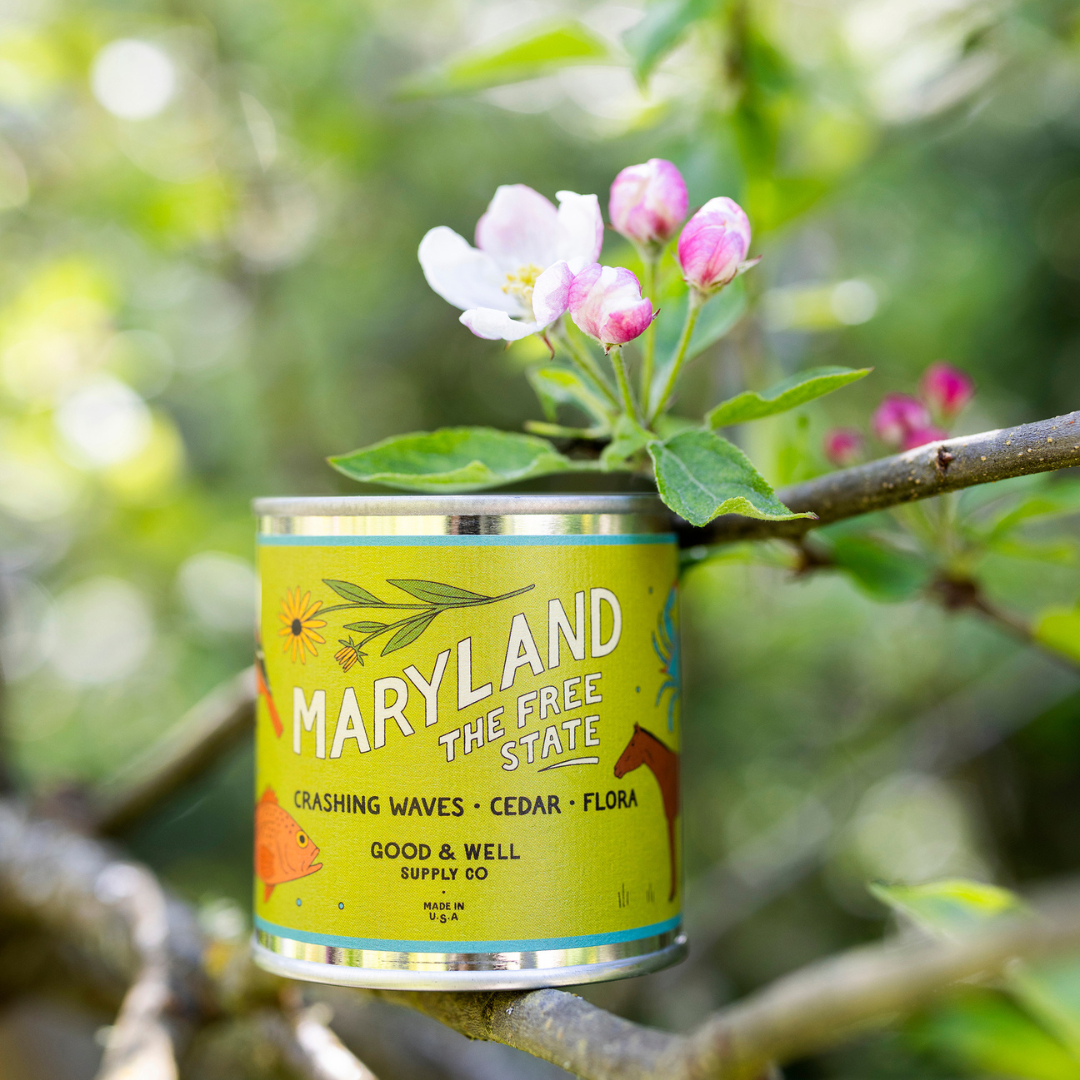 Maryland State Candle by Good & Well Supply Co.