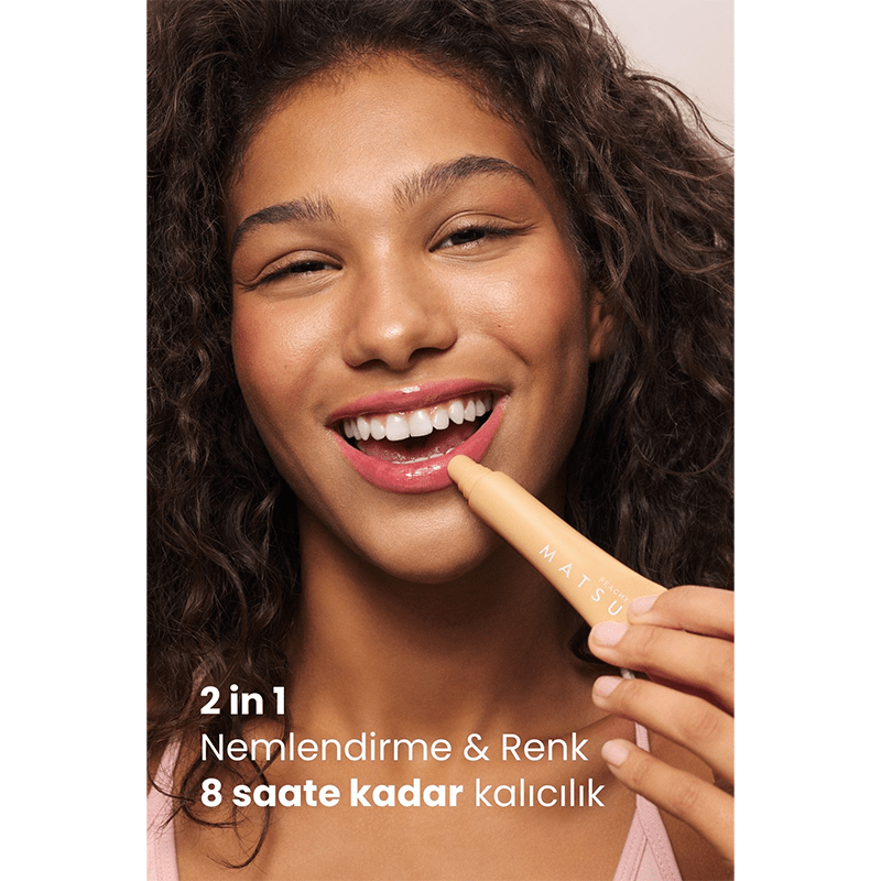 Matsu 2in1 Hydrating & Tinted Lip Balm in Peachy 15 mlLip CareTorqelo.com