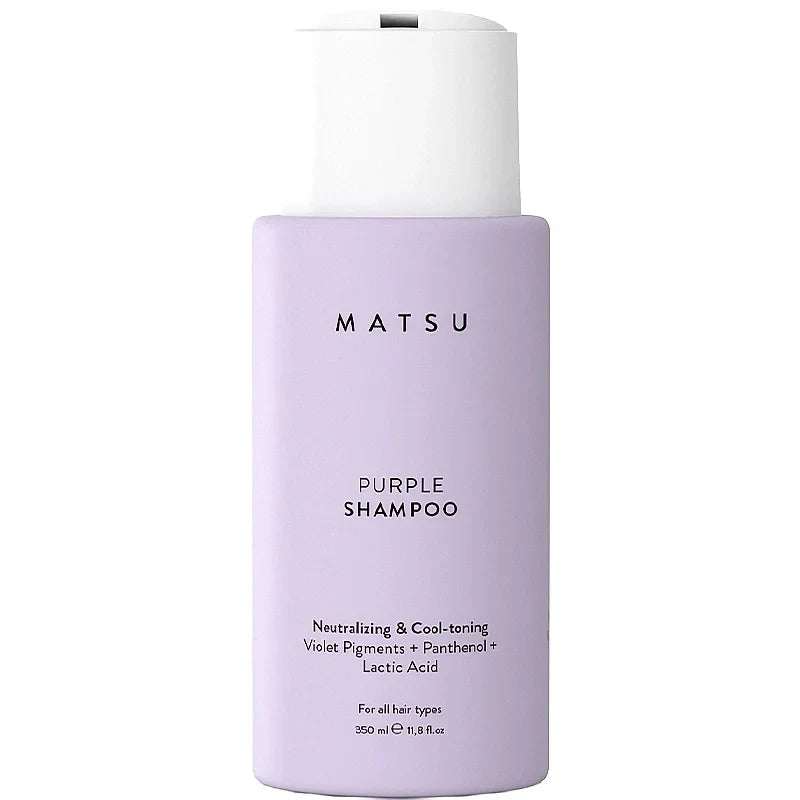Matsu Purple Shampoo Brass-Neutralizing Formula 350ml by Beauty Care Bag