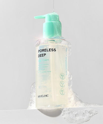 MAXCLINIC Poreless Deep Oil Foam 200ml by Seoulia