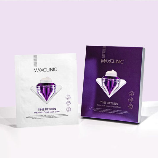 MAXCLINIC Time Return Melatonin Cream Mask 28g X 4ea by Seoulia