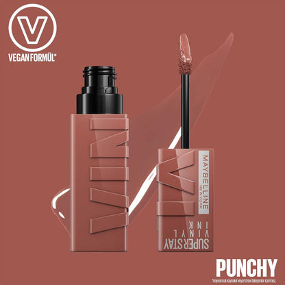 Maybelline New York Super Stay Vinyl Ink Long Lasting Liquid Lipstick - 16 Hour Wear, High Shine Finish, Smudge ResistantLipstickTorqelo.com