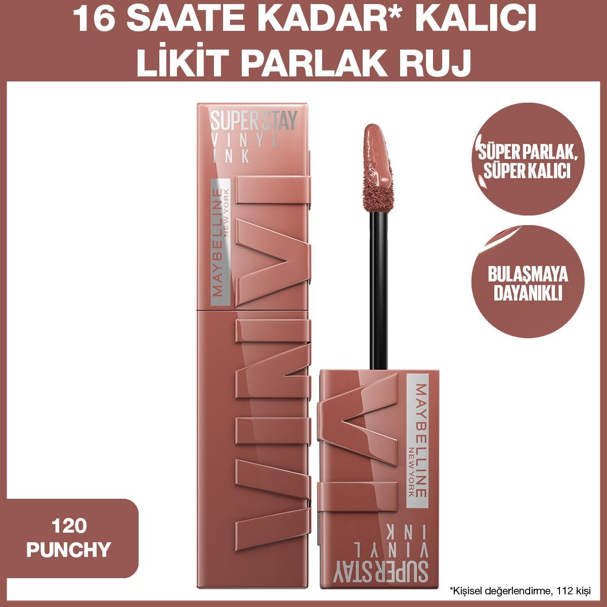 Maybelline New York Super Stay Vinyl Ink Long Lasting Liquid Lipstick - 16 Hour Wear, High Shine Finish, Smudge ResistantLipstickTorqelo.com
