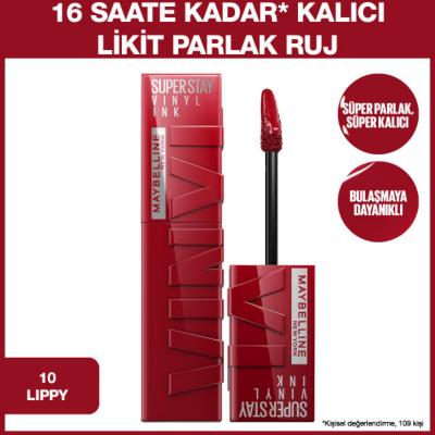 Maybelline New York Super Stay Vinyl Ink Long-Lasting Liquid Lipstick - 16 Hour Wear, Non-Sticky, Easy ApplicationLip GlossTorqelo.com