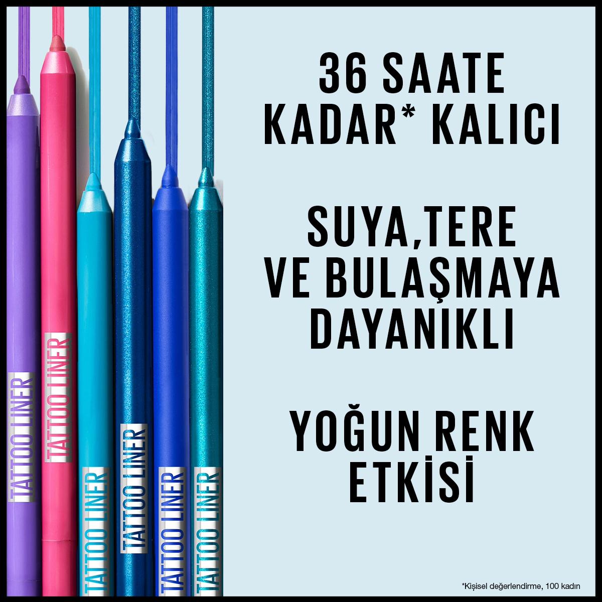 Maybelline Tattoo Liner Gel Eyeliner 301 Purple Pop - Long-Lasting, Waterproof Eyeliner for Vibrant Eye MakeupEyelinerTorqelo.com