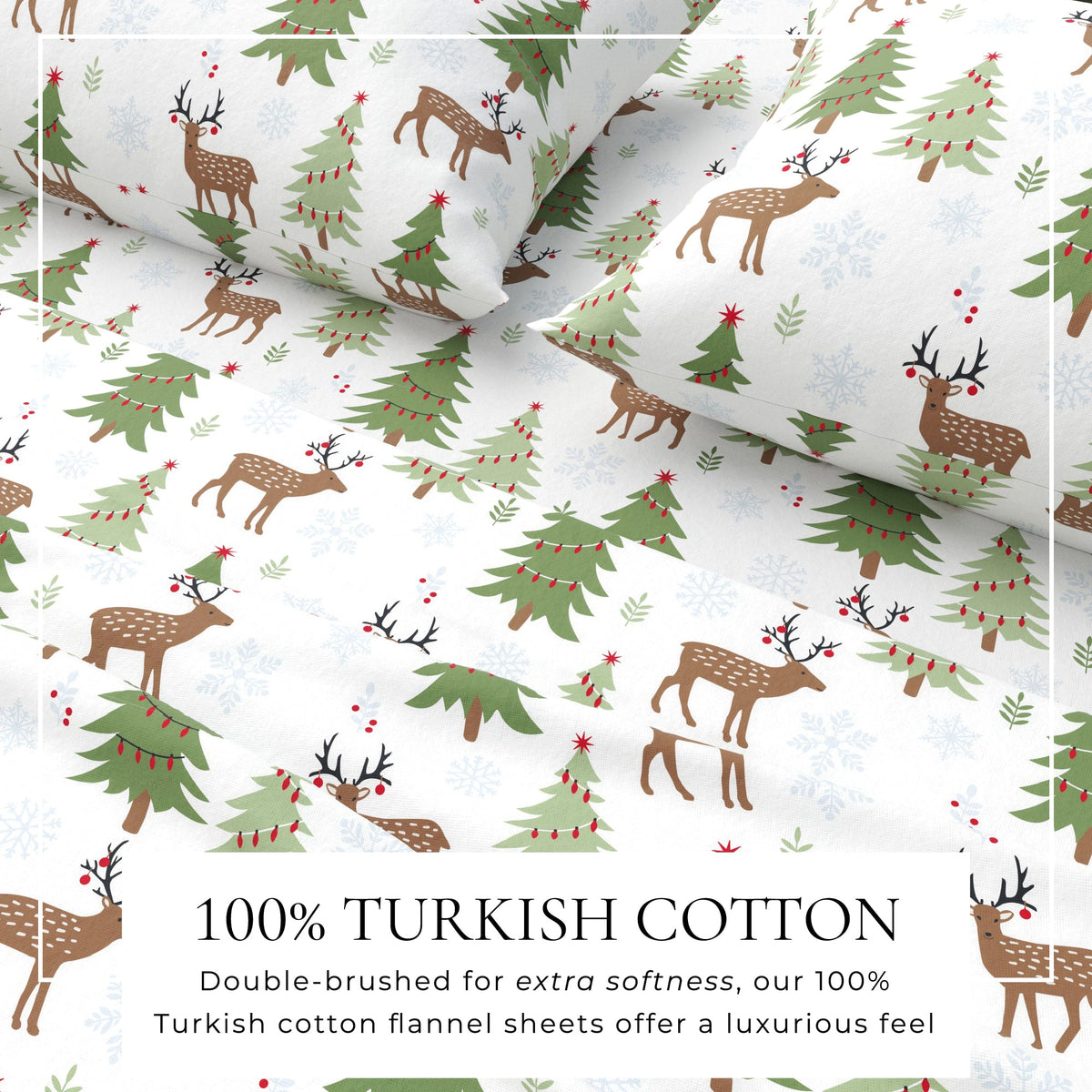 Great Bay Home Boulder Turkish cotton flannel sheet set, view 2