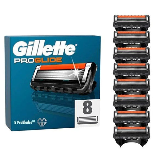 Gillette Fusion5 ProGlide Razor Blade Refills - 8 Count: Unrivaled Comfort, Closeness, and Long-Lasting Smooth Shave by Beauty Care Bag