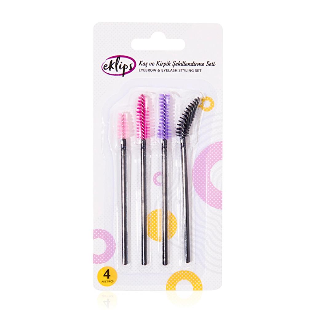 Eklips Eyebrow and Lash Grooming Set for Perfect Styling by Beauty Care Bag