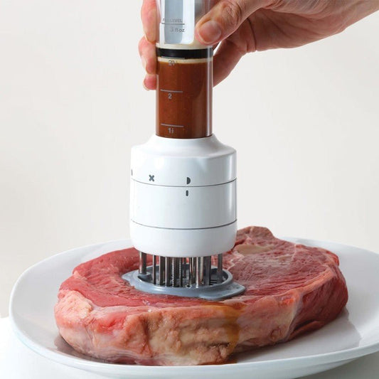 Meat Marinade Injector & Tenderizer – Stainless Steel Needle, Deep Flavor InfusionKitchen UtensilsTorqelo.com