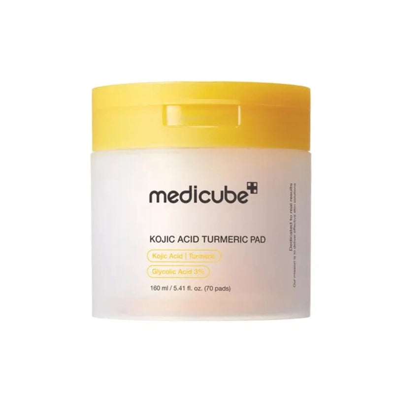 Medicube Kojic Acid Turmeric Pad Brightening Toner Pads 70 Count by Beauty Care Bag
