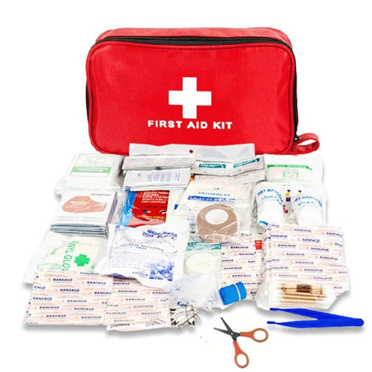 188-piece emergency first aid kit in a zippered case by Outdoorzees