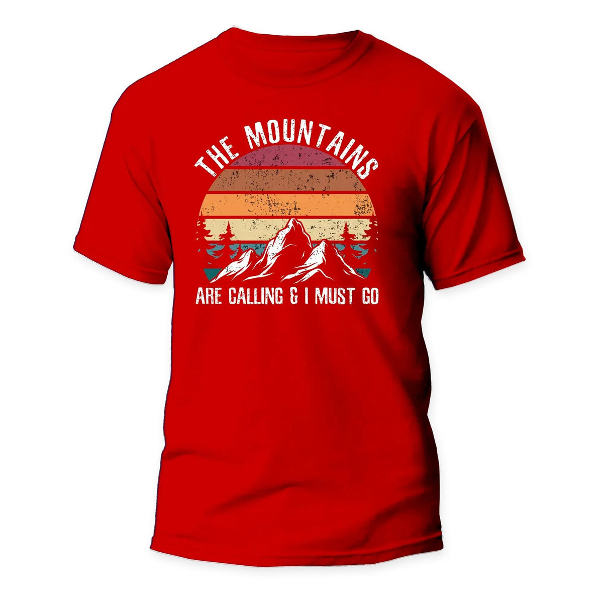 Hiking The Mountains Are Calling T-Shirt by Outdoorzees