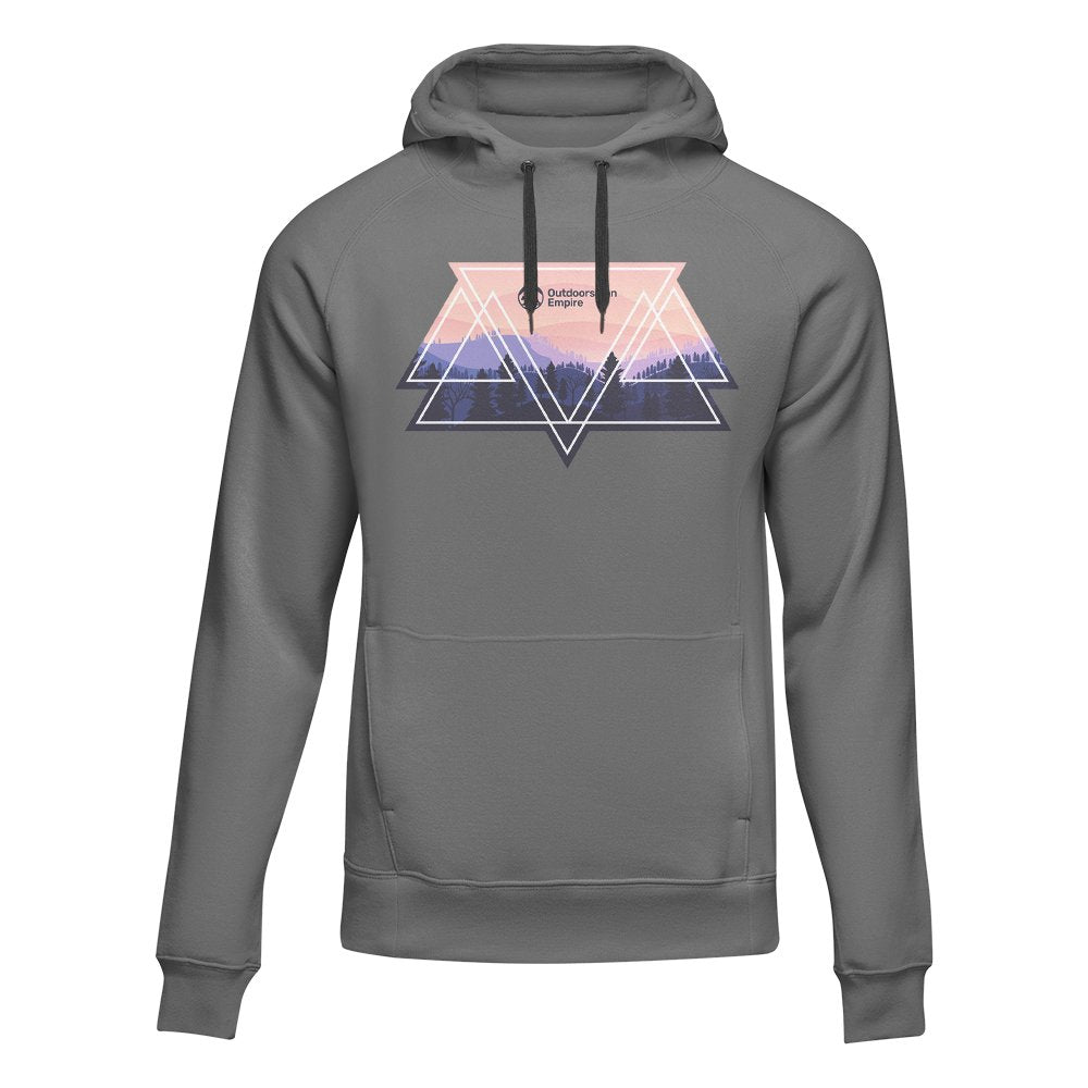 Camping Triangles Unisex Hoodie by Outdoorzees