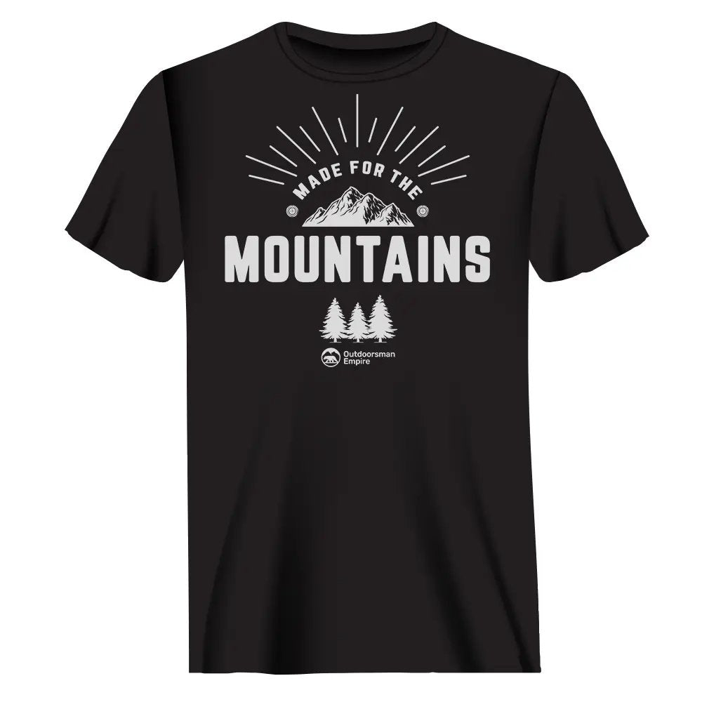 Made For The Mountains T-Shirt for Men by Outdoorzees