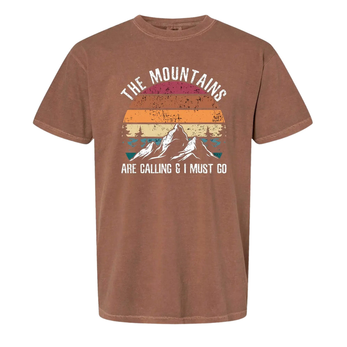 Hiking The Mountains Are Calling T-Shirt by Outdoorzees