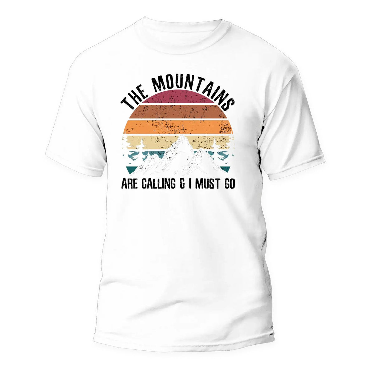 Hiking The Mountains Are Calling T-Shirt by Outdoorzees