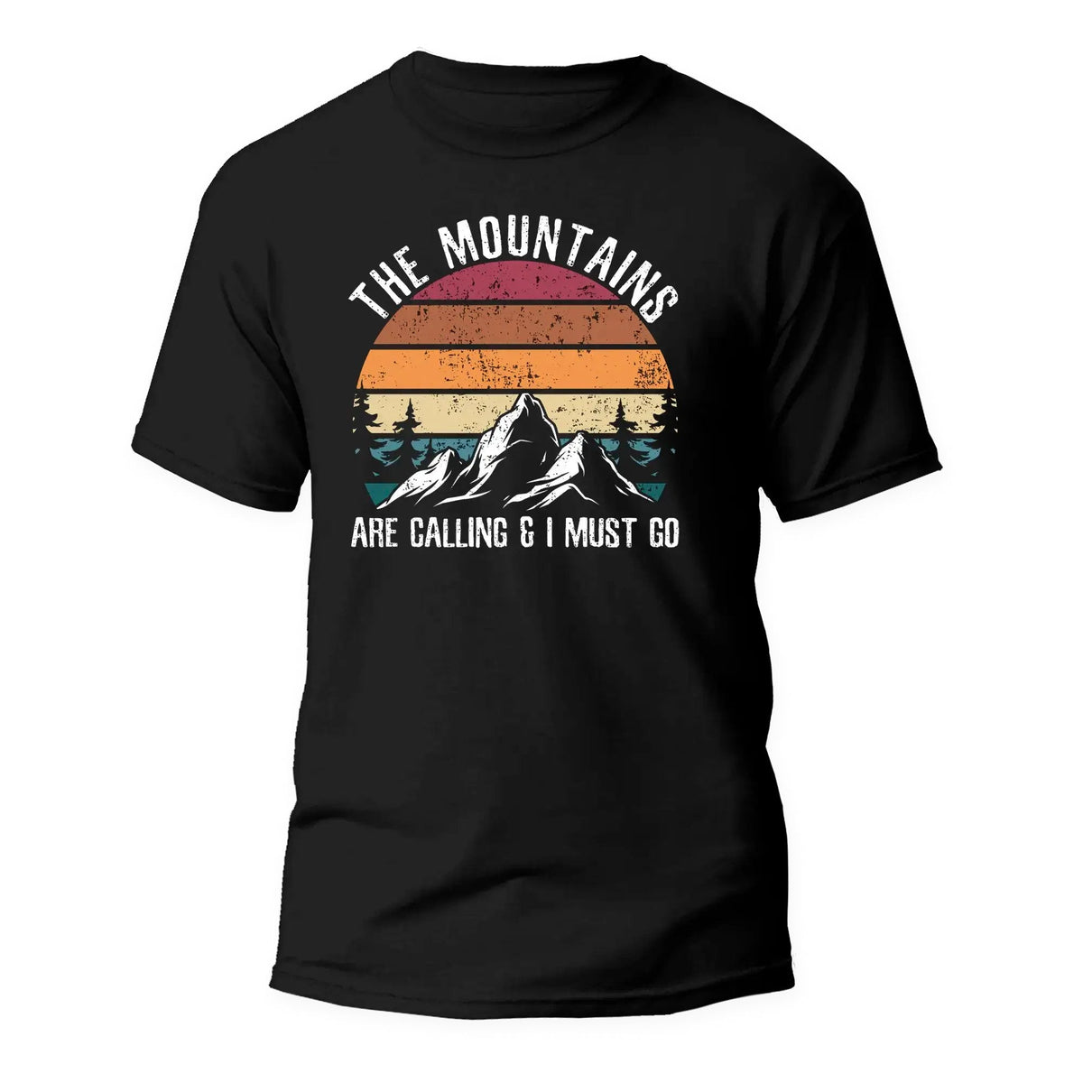 Hiking The Mountains Are Calling T-Shirt by Outdoorzees