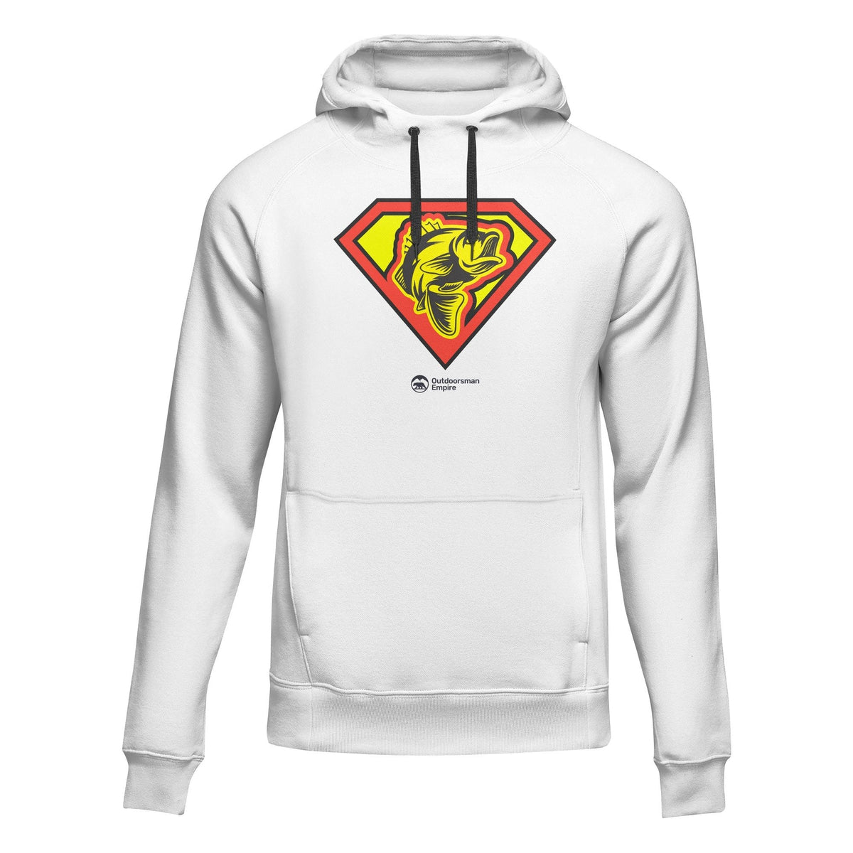 Super Fishing' Adult Fleece Hoodie by Outdoorzees