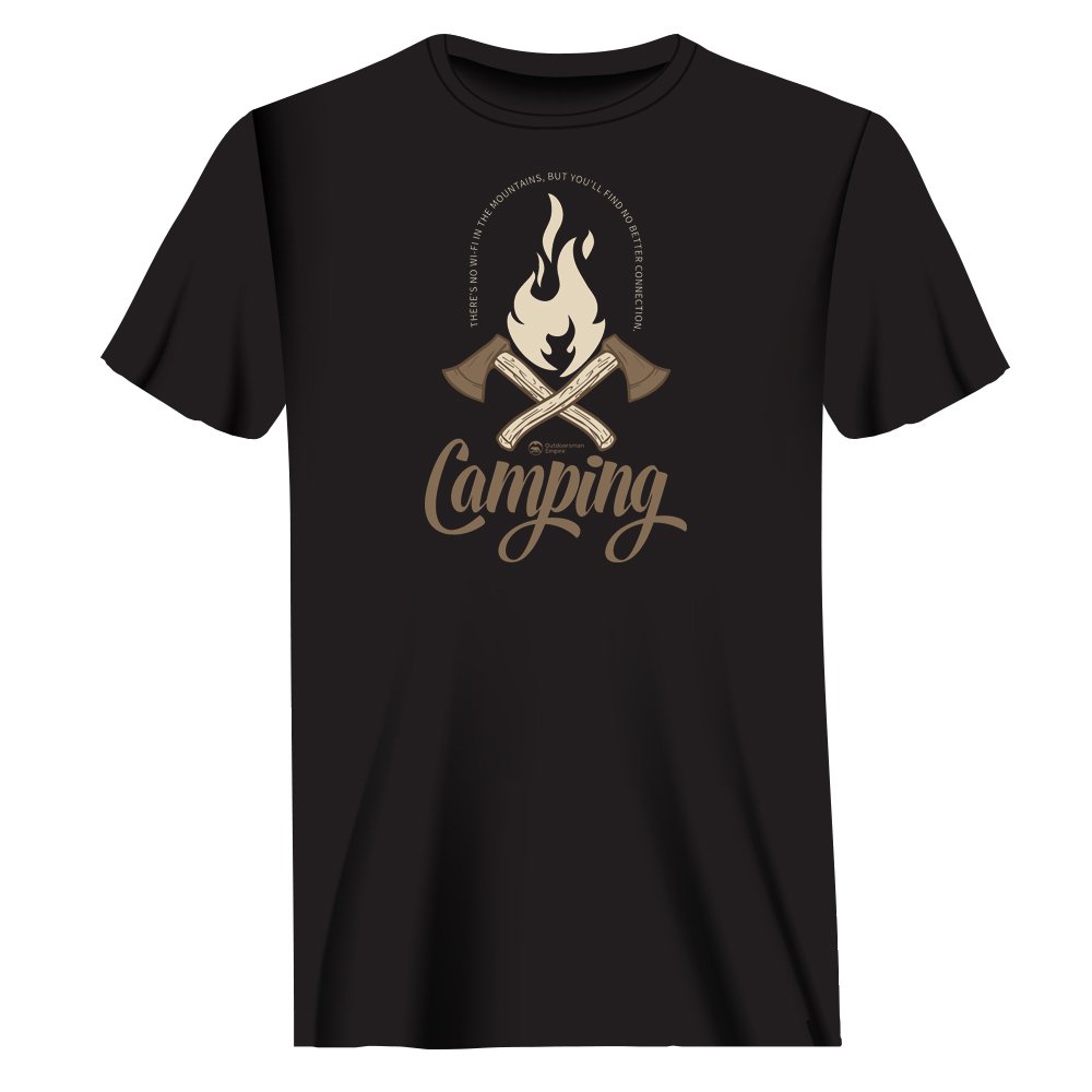 Camping Axes Unisex T-Shirt by Outdoorzees