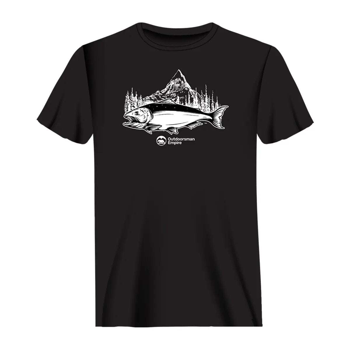 Fishing Mountain Man T-Shirt by Outdoorzees