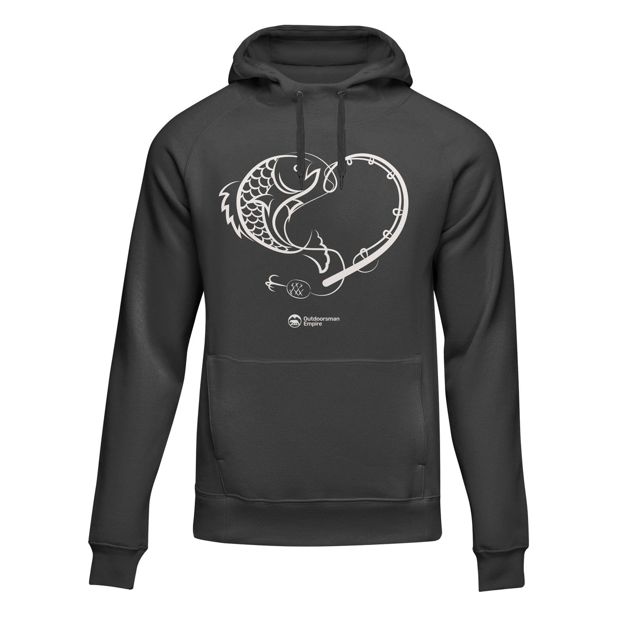 Fishing Heart' Unisex Hoodie by Outdoorzees