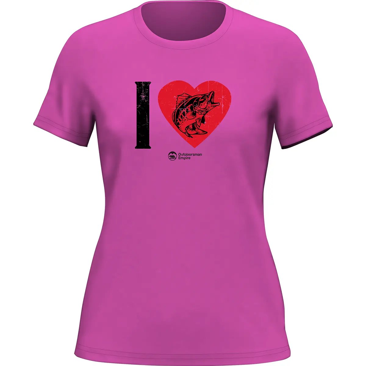I love Fishing T-Shirt for Women by Outdoorzees