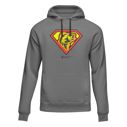 Super Fishing' Adult Fleece Hoodie by Outdoorzees