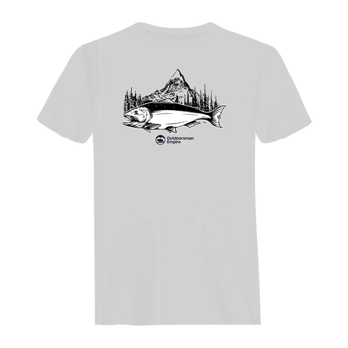 Fishing Mountain Man T-Shirt by Outdoorzees