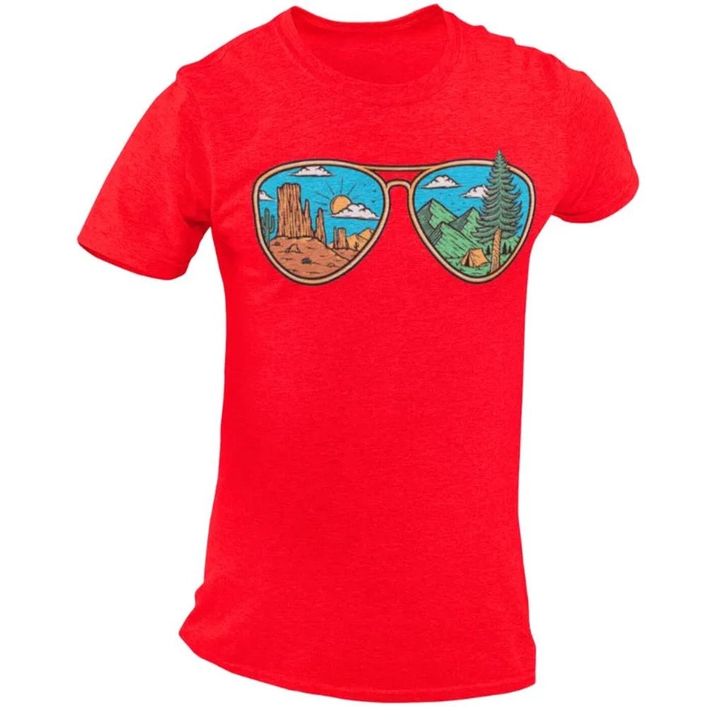 Beyond the Looking Sunglasses T-Shirt by Outdoorzees