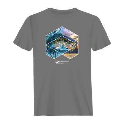 Fishing Geometry Man T-Shirt by Outdoorzees