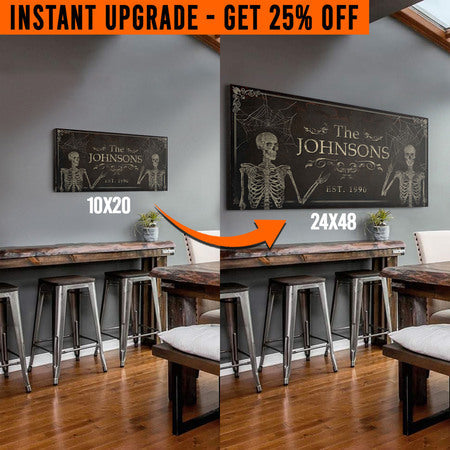 Upgrade Your 'Gothic Family' (Style 1) Canvas To 24x48 Inches by Tailored Canvases