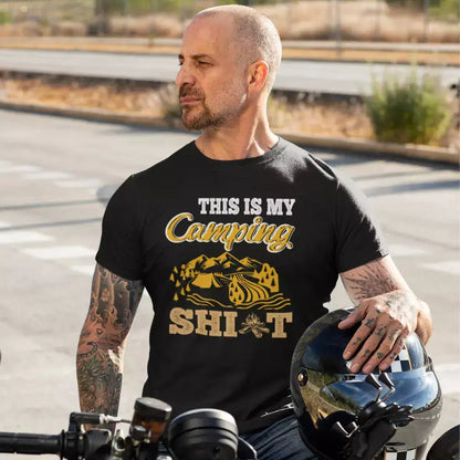 This Is My Camping T-Shirt for Men by Outdoorzees