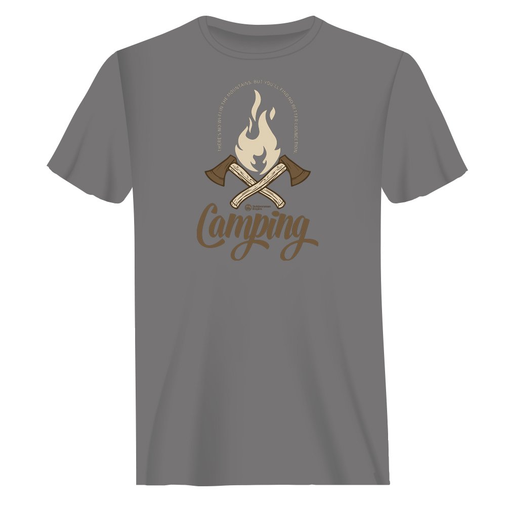 Camping Axes Unisex T-Shirt by Outdoorzees