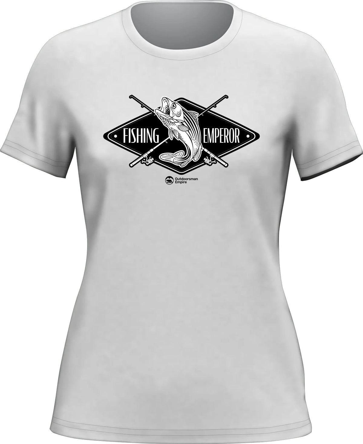 Fishing Emperor v2 T-Shirt for Women by Outdoorzees
