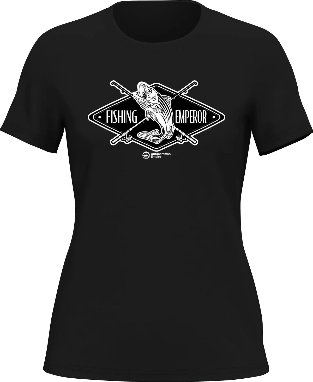 Fishing Emperor v2 T-Shirt for Women by Outdoorzees