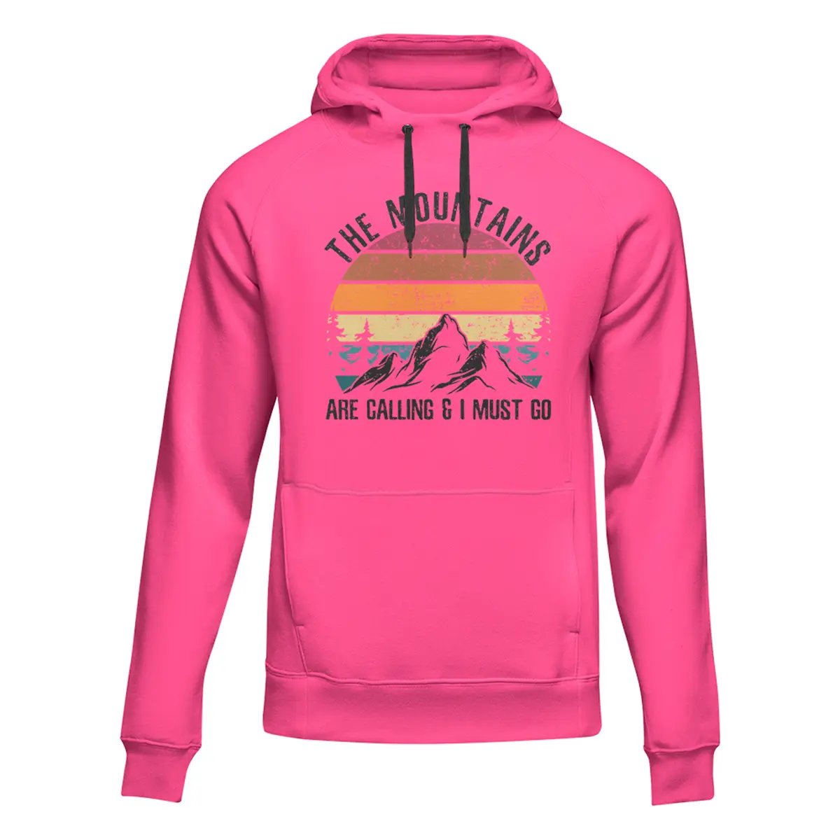 Hiking The Mountains Are Calling Hoodie by Outdoorzees