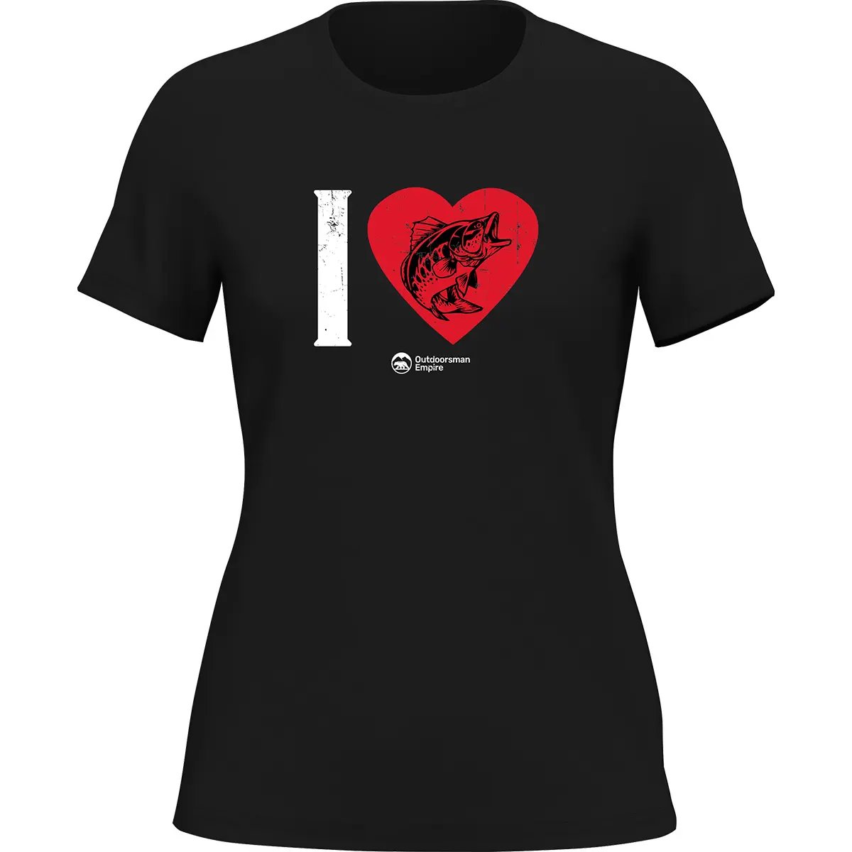 I love Fishing T-Shirt for Women by Outdoorzees