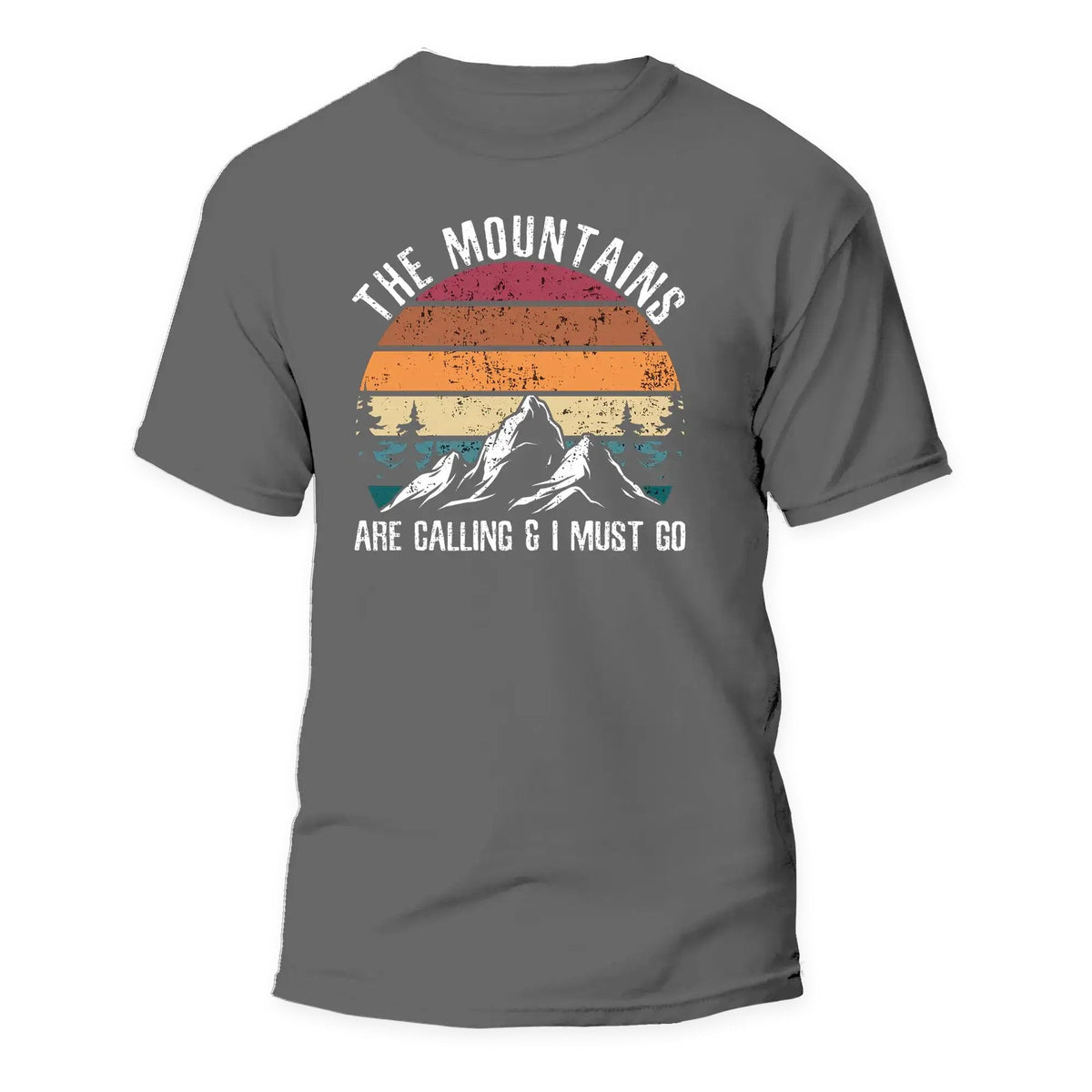 Hiking The Mountains Are Calling T-Shirt by Outdoorzees