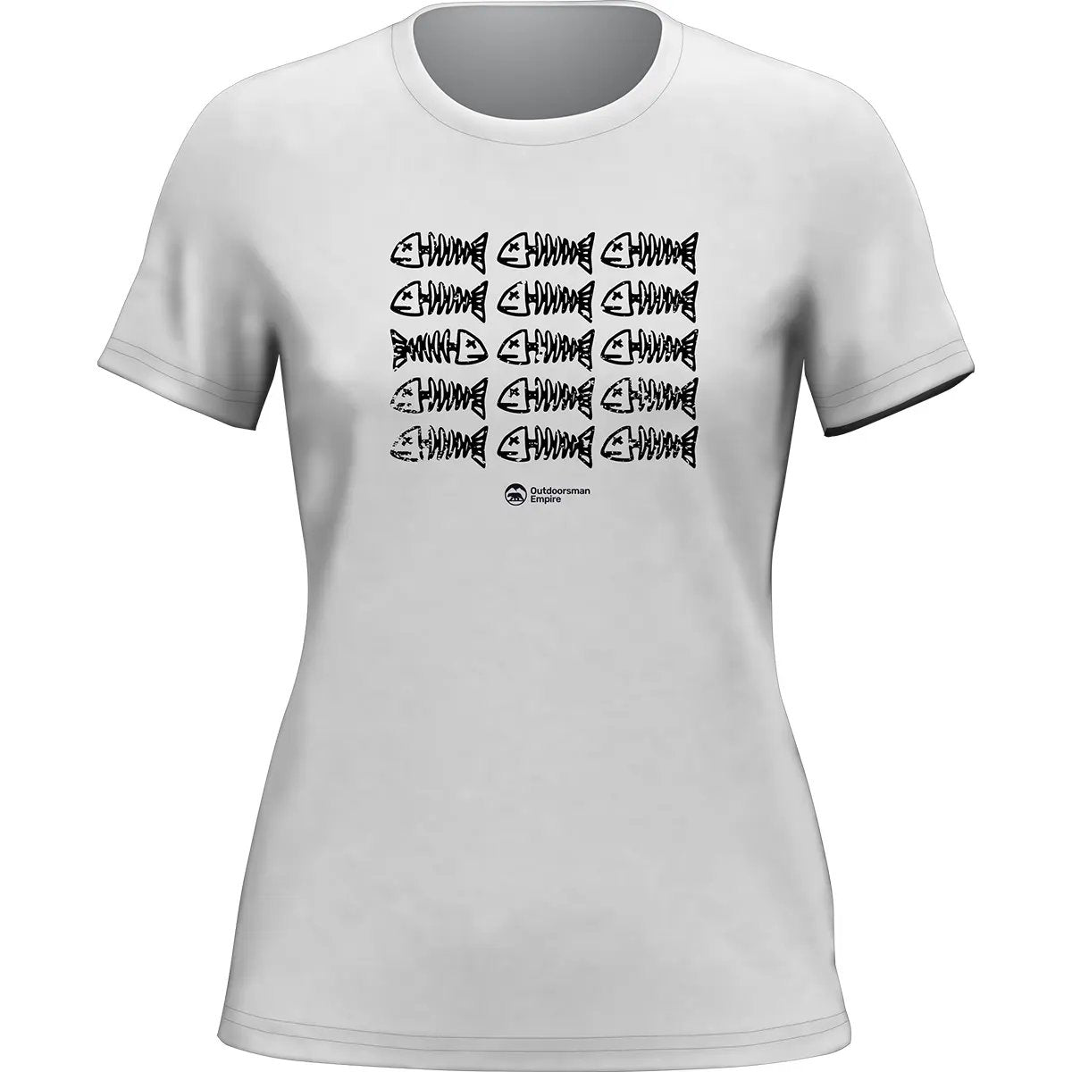 Fish Bones T-Shirt for Women by Outdoorzees