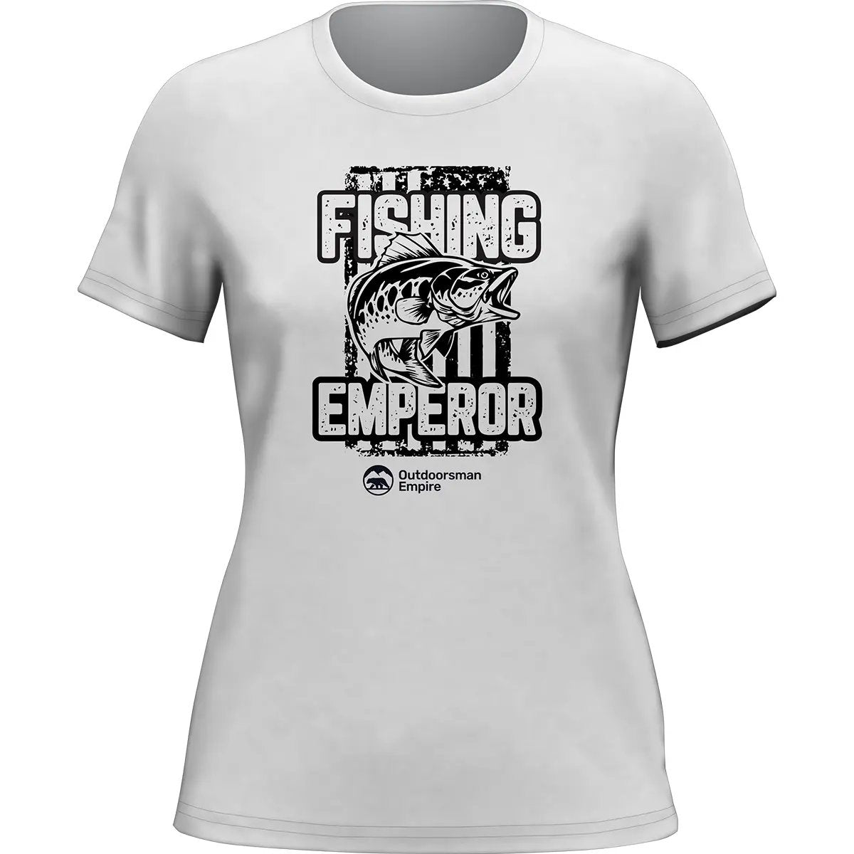 Fishing Emperor v4 T-Shirt for Women by Outdoorzees