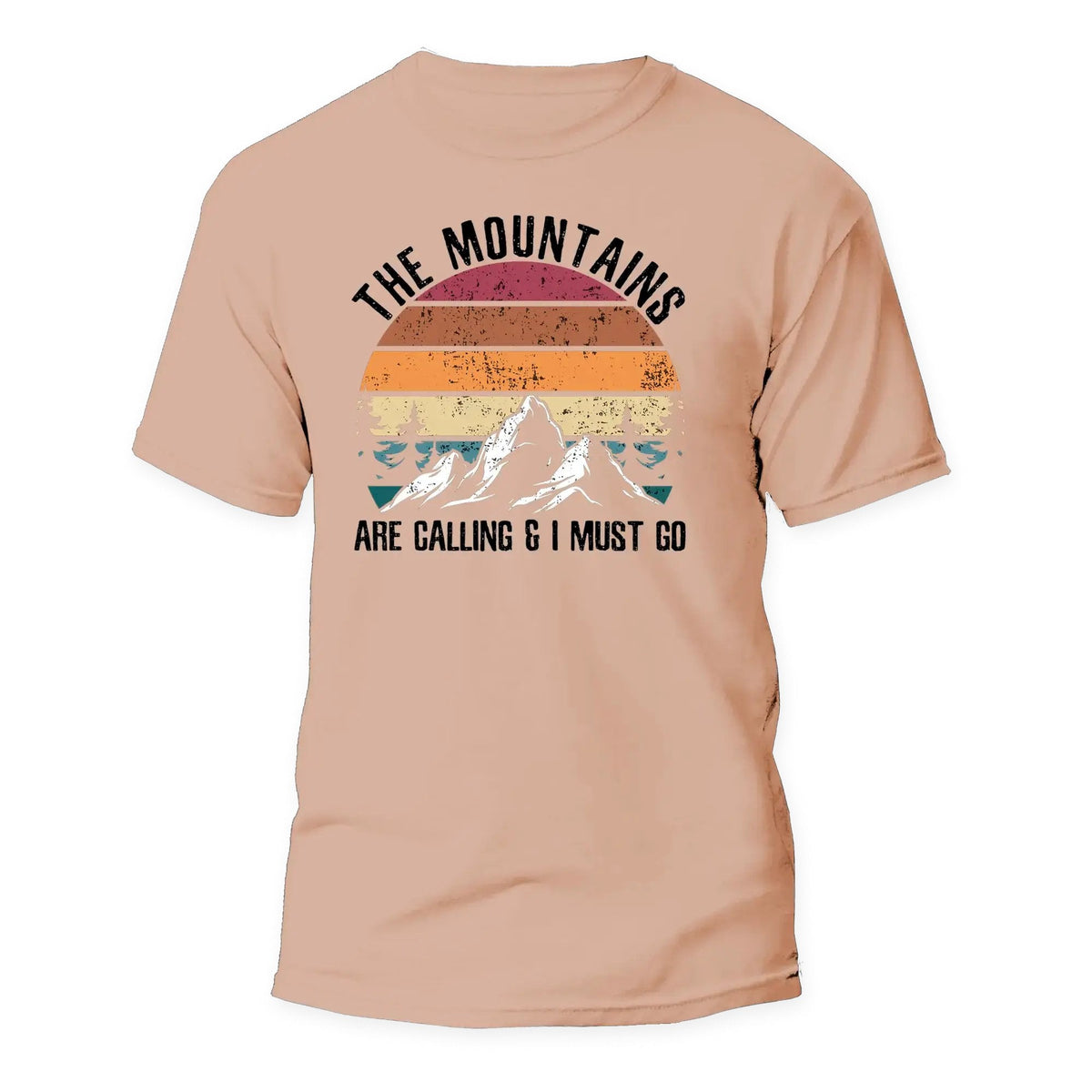 Hiking The Mountains Are Calling T-Shirt by Outdoorzees