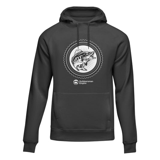 Fishing Vintage' Adult Fleece Hoodie by Outdoorzees