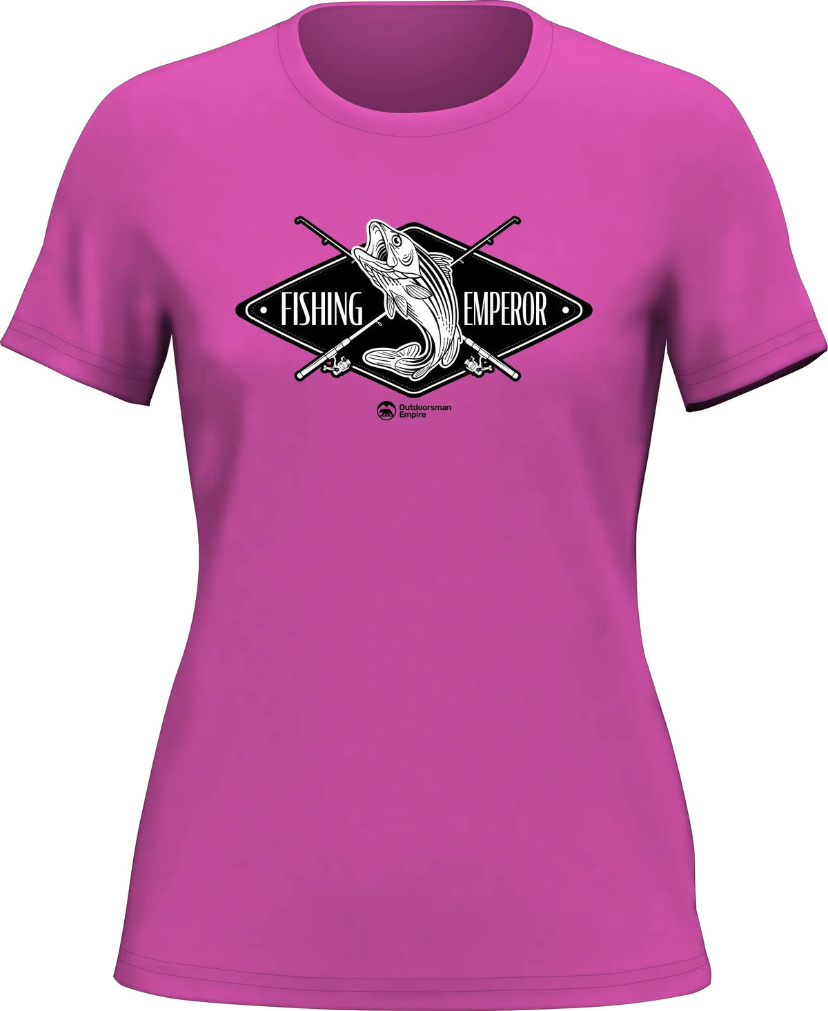 Fishing Emperor v2 T-Shirt for Women by Outdoorzees