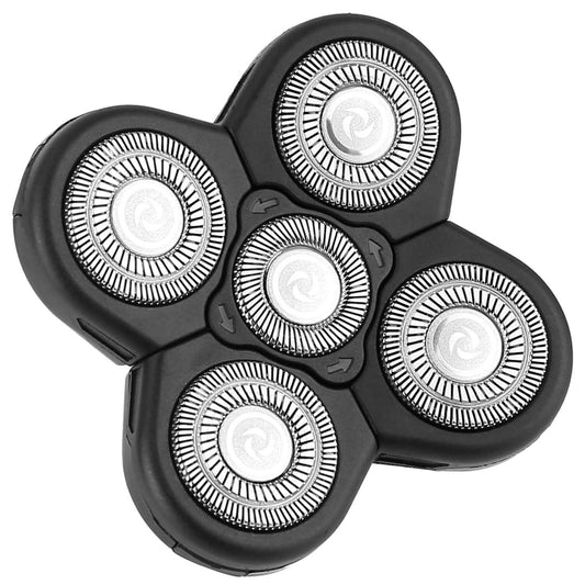 Men Electric Shaver Replacement Blade 5 Heads Beard Cutter Replacement by EasyOptionXY
