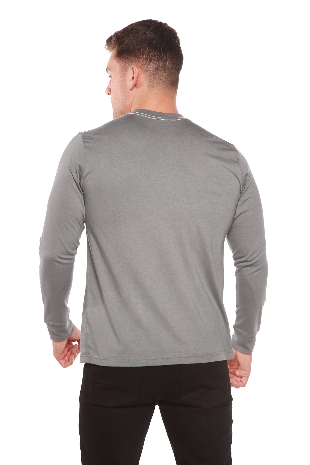 Men's bamboo long sleeve T-shirt – view 9