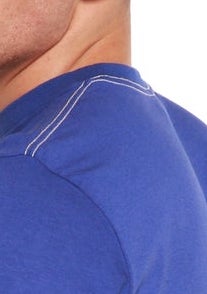 Men's bamboo long sleeve contrast stitch T-shirt – view 2